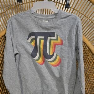 Gymboree Gray Sweatshirt Pi Day